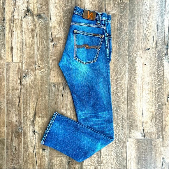 Nudie Jeans Other - Nudie Jeans Co. Grim Tim Org. Twisted Blue Slim Fit Jeans